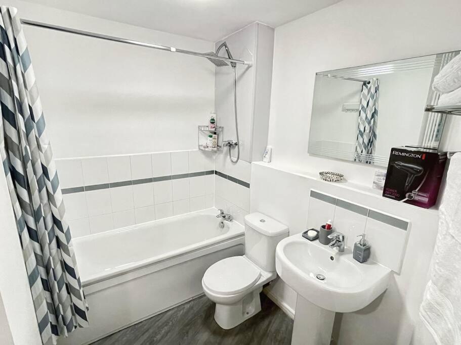 Cityfront Modern Apt Near City Centre/Etihad, Free Parking Manchester Luaran gambar